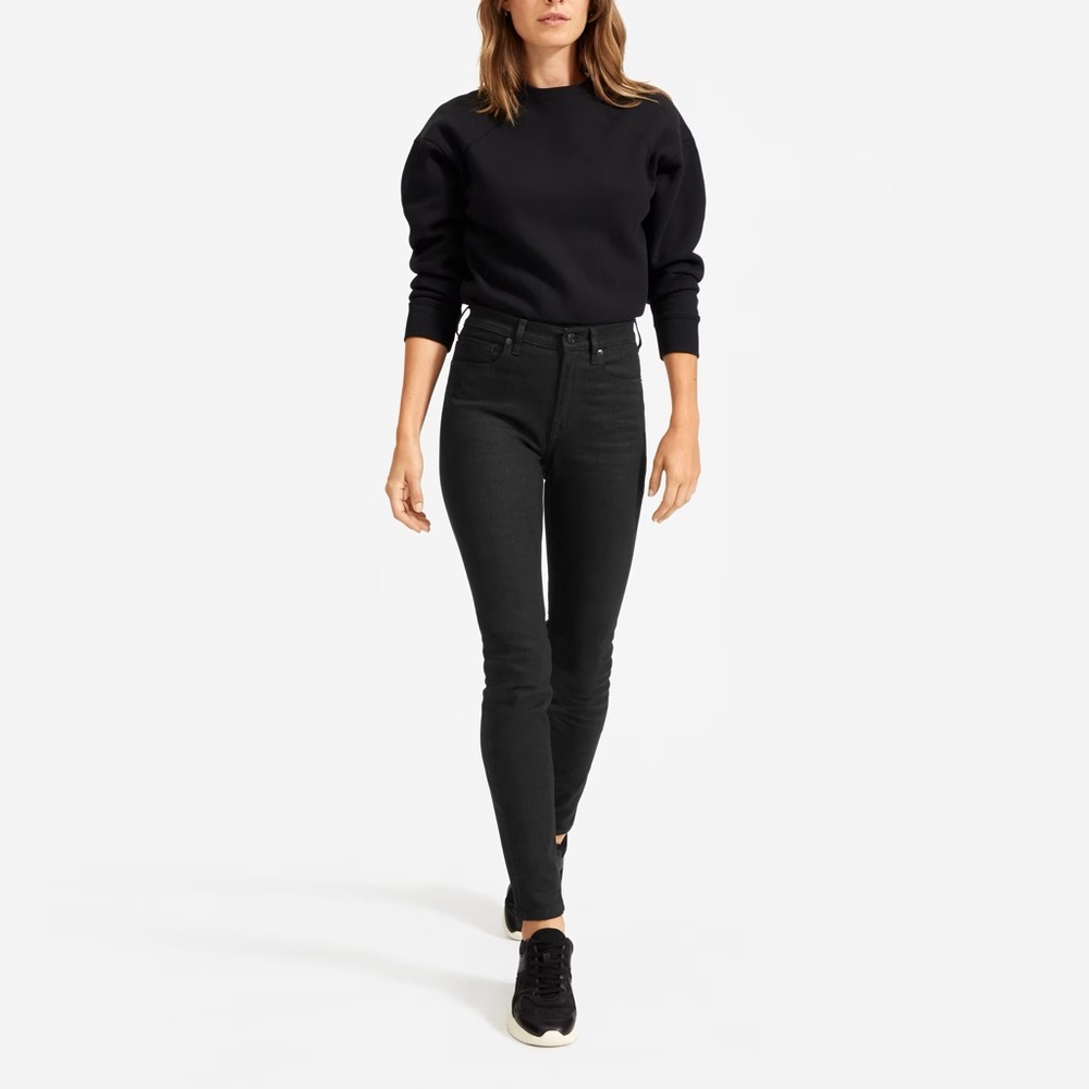 Everlane Black highrise skinny jean